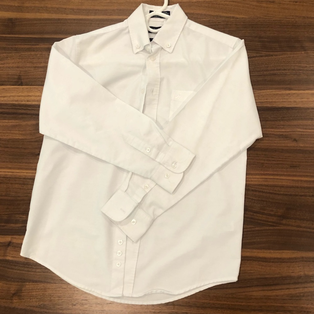 White Nautica Dress Shirt Size 14